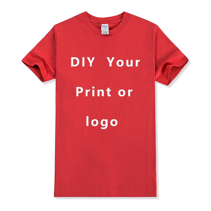 ADULT 100% Cotton Custom Logo T Shirt