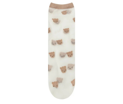 Ultra-thin Ankle socks with contrast tipping