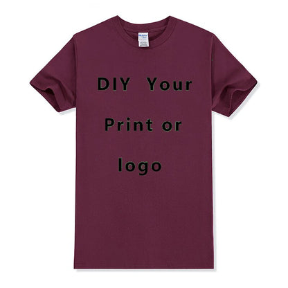 ADULT 100% Cotton Custom Logo T Shirt