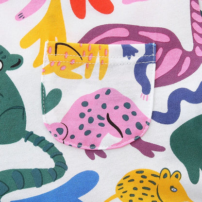 Jungle Short Sleeve Dress