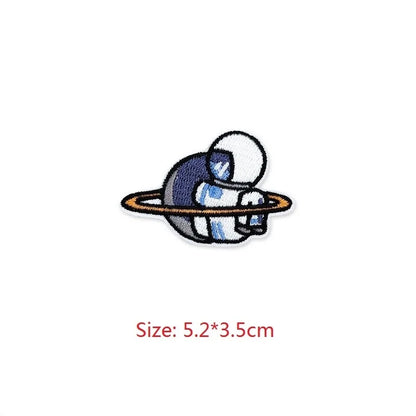 Choose from Astronaut & Space themed Iron on Patches