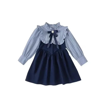 Girl Yoke Frill Dress