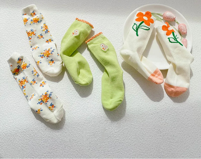 3 Pack Mixed Pattern Socks
