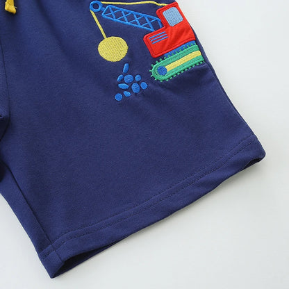 Shorts with Applique Digger patches