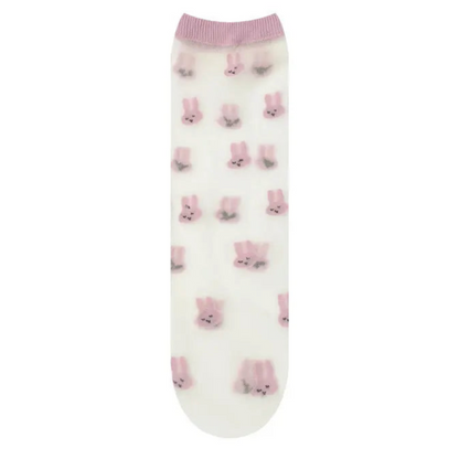 Ultra-thin Ankle socks with contrast tipping