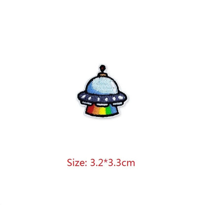 Choose from Astronaut & Space themed Iron on Patches