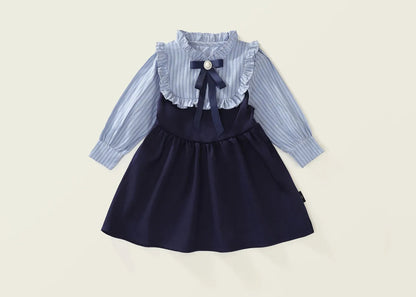 Girl Yoke Frill Dress