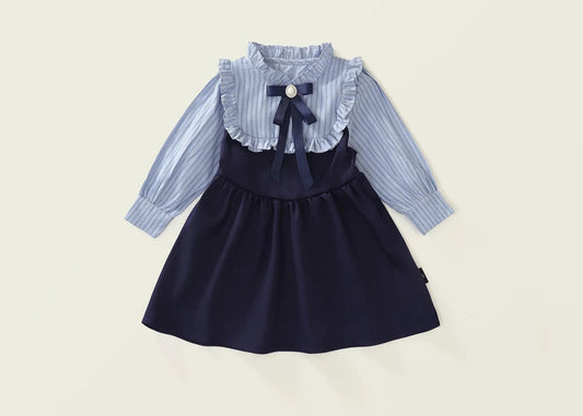 Girl Yoke Frill Dress