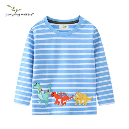 Triple Dinosaur Long Sleeve T Shirt