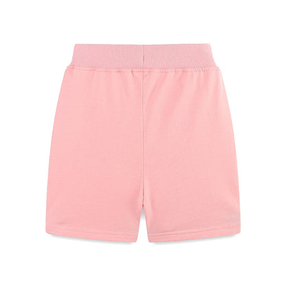Girls Shorts - Embroidered Flowers