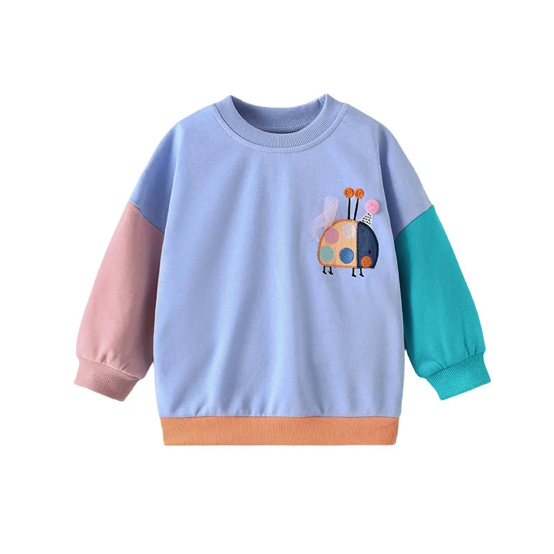Ladybug Patch Sweatshirt