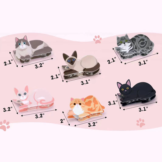 Cat Hairclips