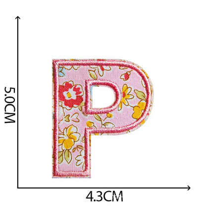 Alphabet Iron on Patches