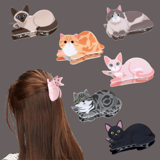 Cat Hairclips